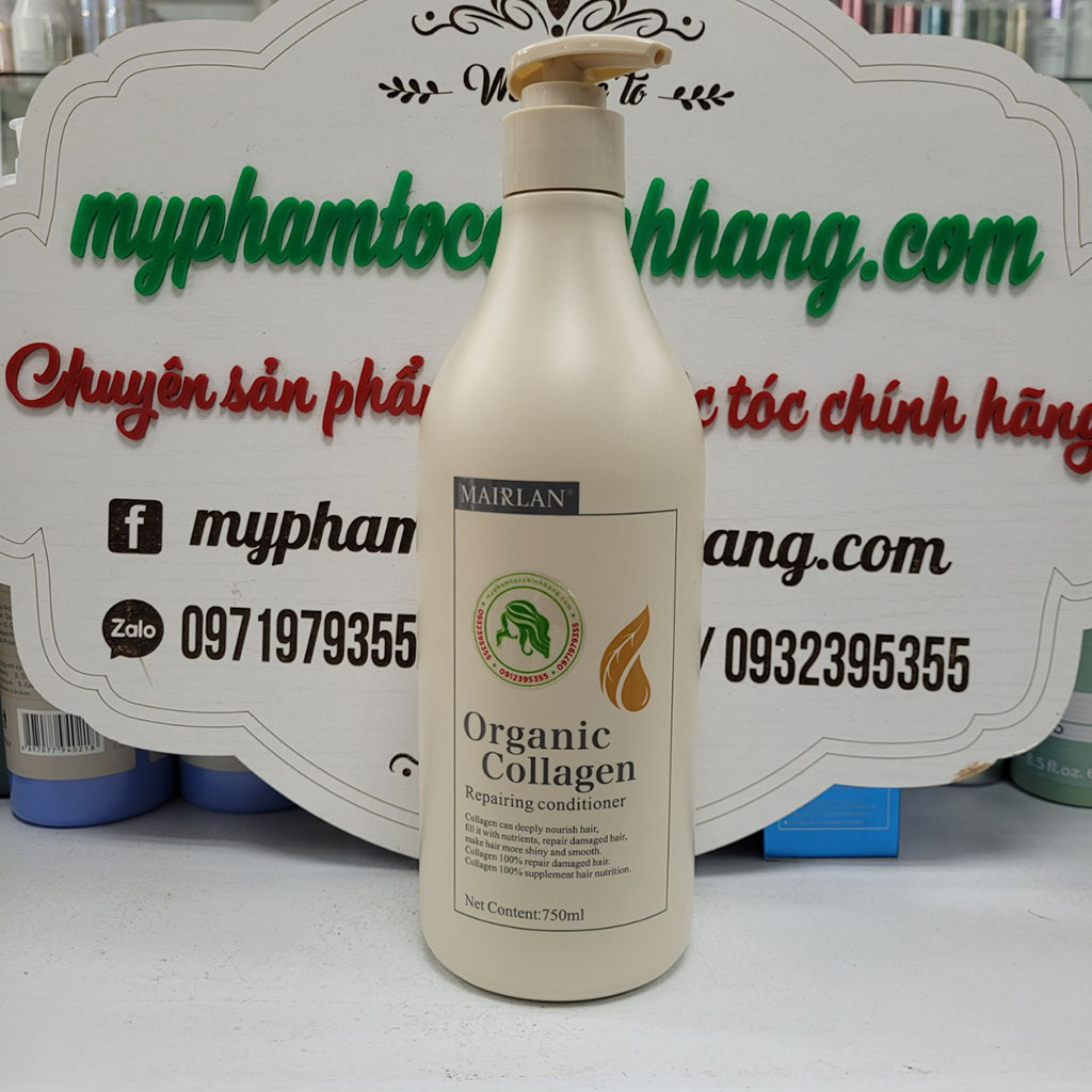 DẦU GỘI XẢ HẤP NGĂN RỤNG CHỐNG XƠ RỐI MAIRLAN ORGANIC 750ML - 500ML