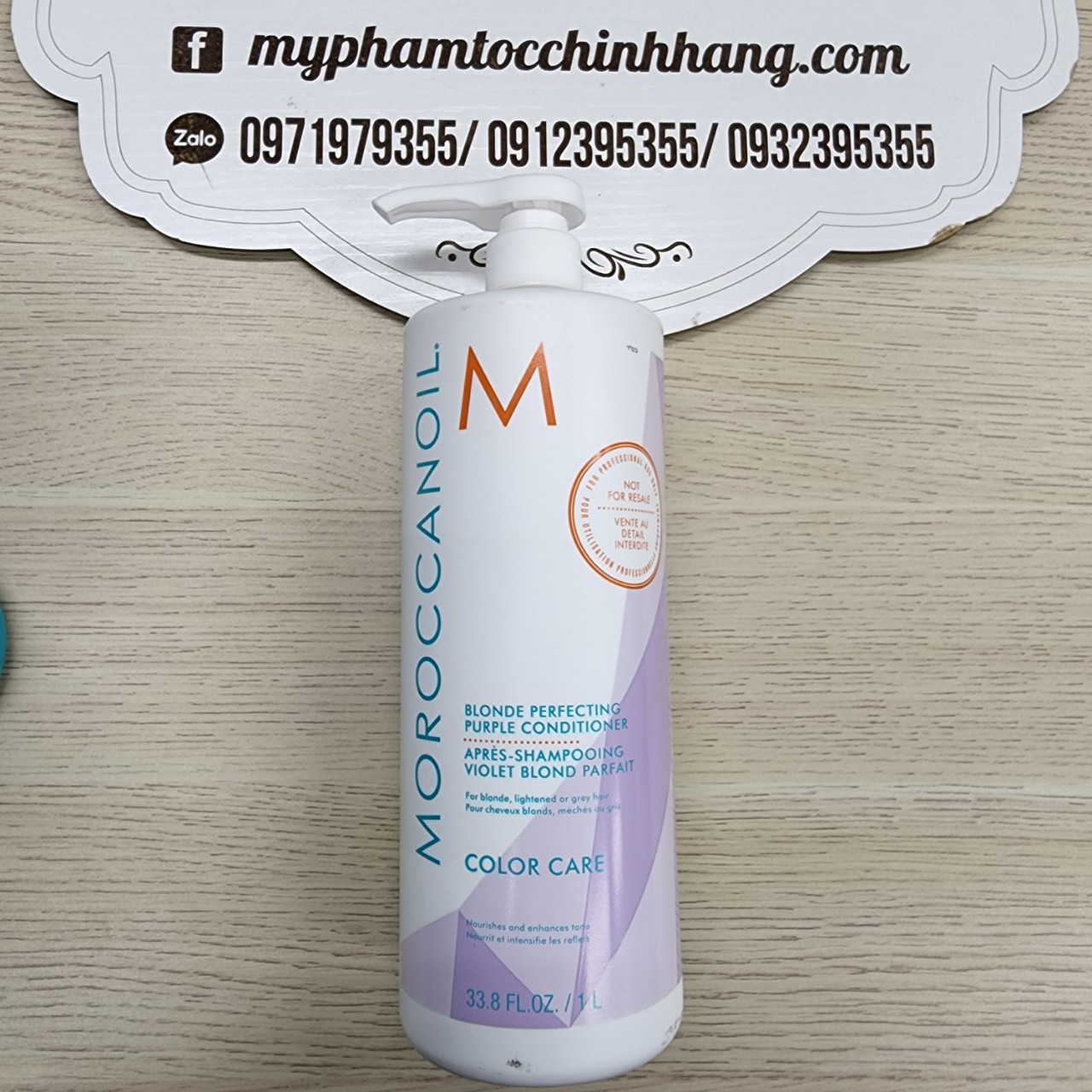 DẦU GỘI XẢ MOROCCANOIL TÍM KHỬ VÀNG BLONDE PERFECTING PURPLE SHAMPOO 1000ML - 200ml