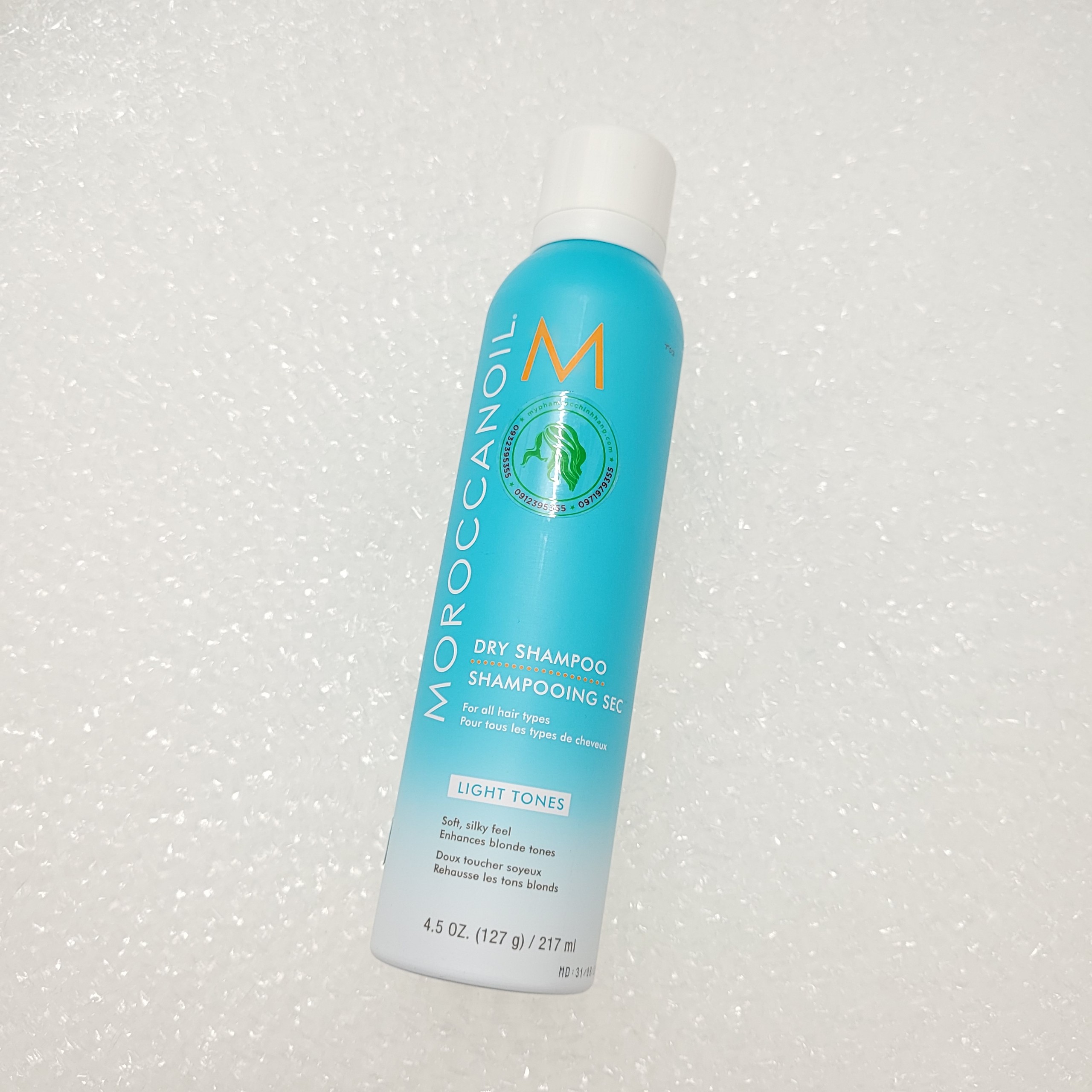 DẦU GỘI KHÔ MOROCCANOIL DARK TONE HOẶC LIGHT TONE DRY SHAMPOO 217ML