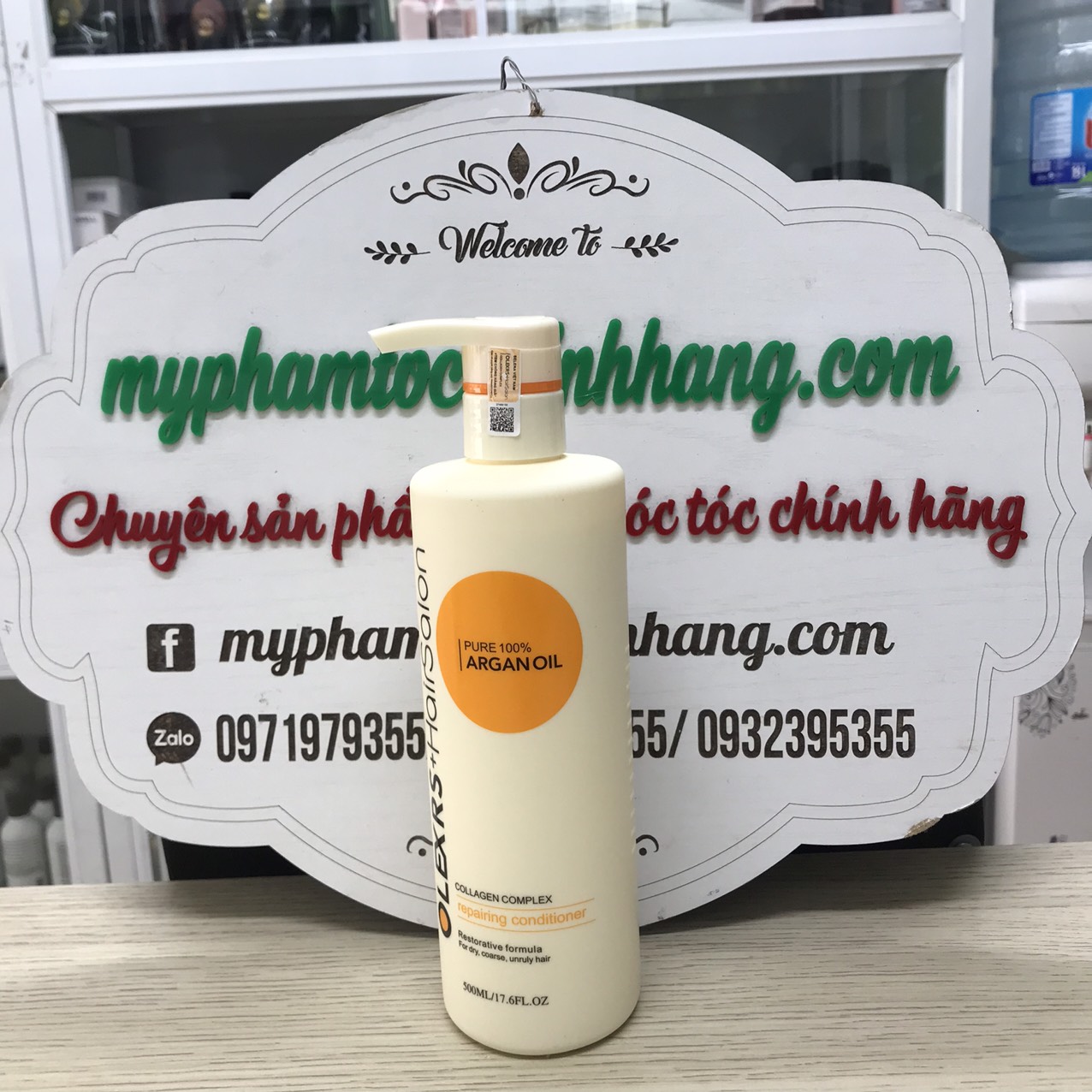 Dầu Gội Xả Olexrs Argan Oil Collagen Hair Salon 500ml - 1000ml