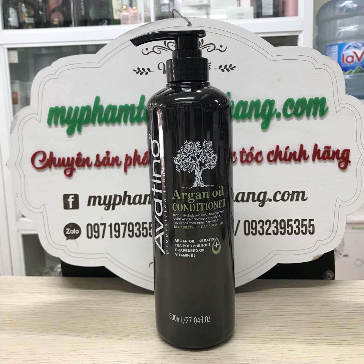 Dầu Gội xả Avatino Tinh Dầu Argan Phục Hồi Bổ Sung Dưỡng Chất Cho Tóc (Avatino Argan Oil Shampoo & Conditioner) 500ml 800ml
