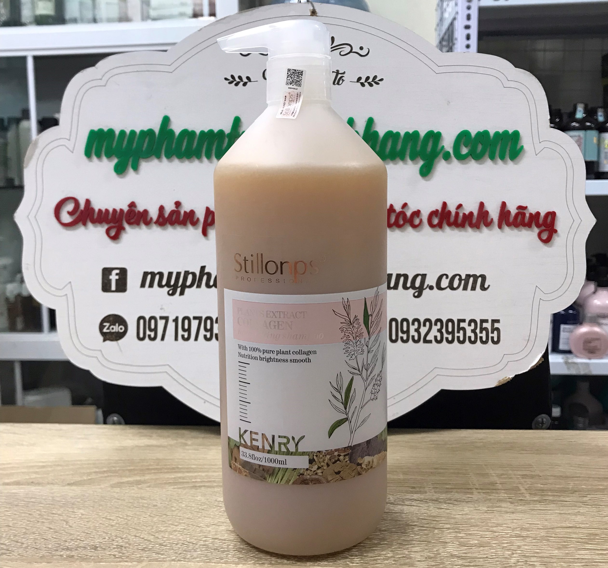 Cặp Dầu Gội và Dầu Xả Dưỡng Sinh Stillonps Kenry  Herbal Shampoo & Conditioner 1000ml