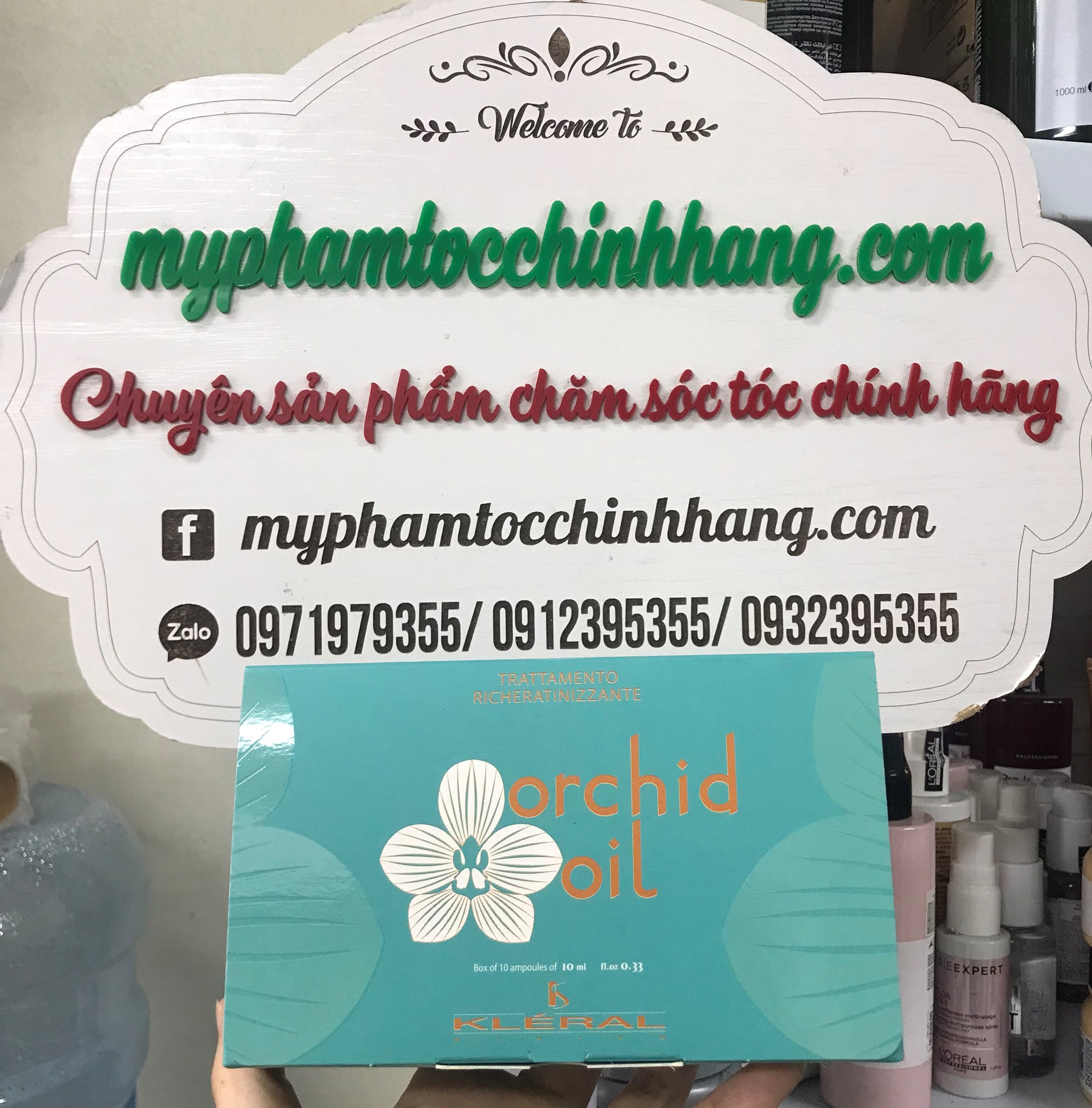 TINH CHẤT KERATIN ORCHID-OIL 10ML*10 LỌ