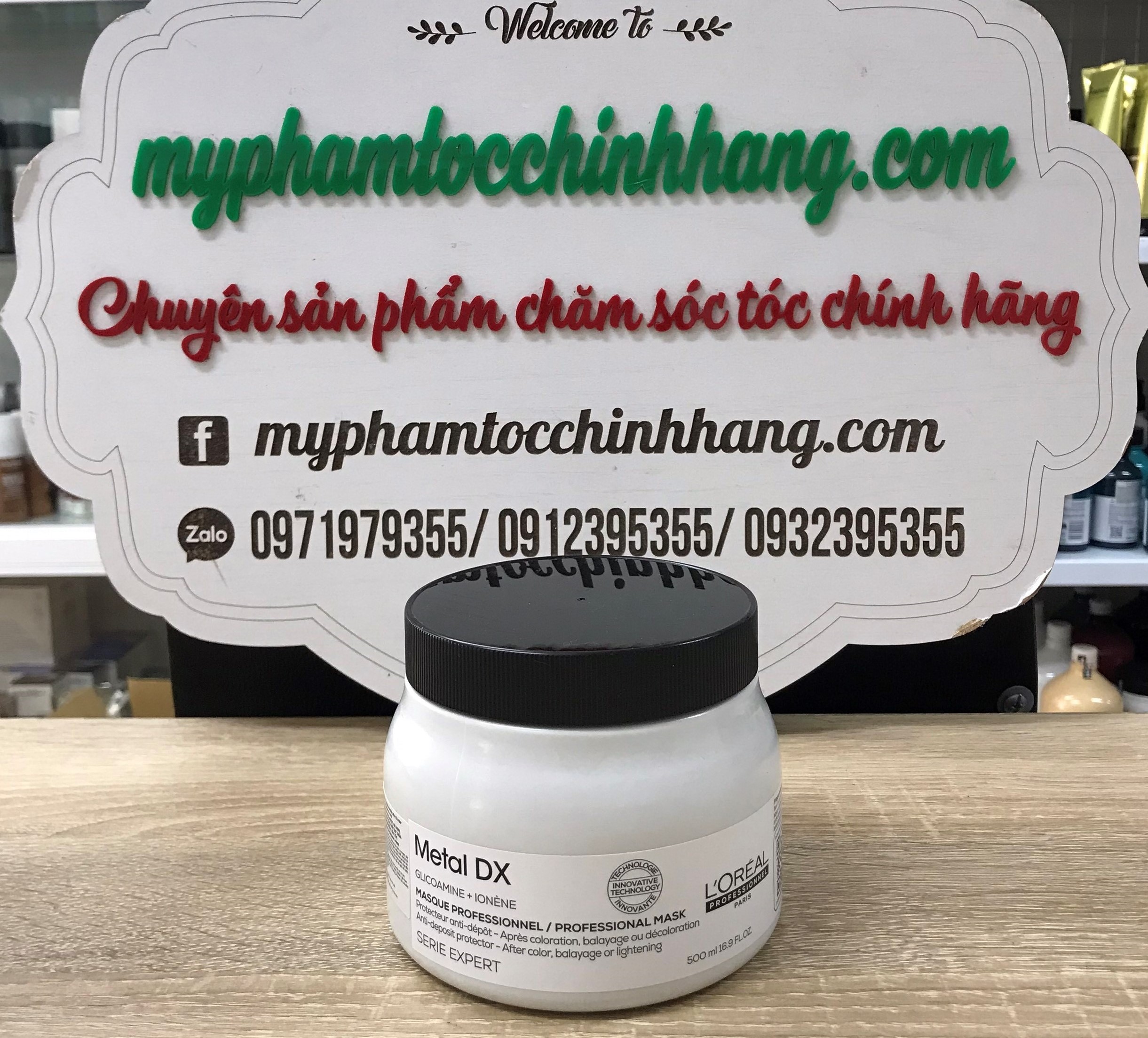 Dầu Gội Và Dầu Hấp L'oreal Metal DX Thải Độc Kim Loại Cho tóc nhuộm 300ML - 250ML - 1500ml - 500ml