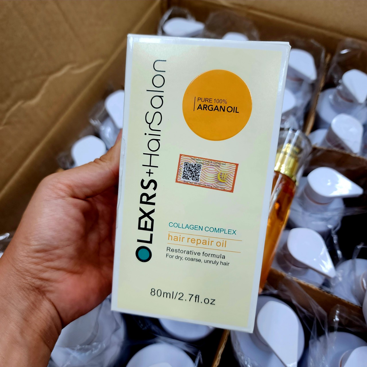 Tinh Dầu Dưỡng Tóc Olexrs Hair Salon Collagen Complex 80ml