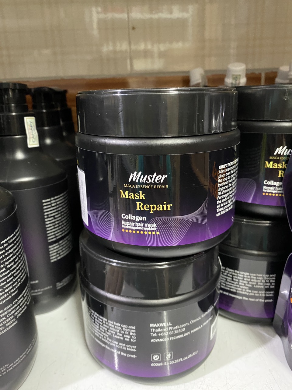 Hấp Dầu Maxwell Phục Hồi Tóc Muster Collagen Repair 500ml