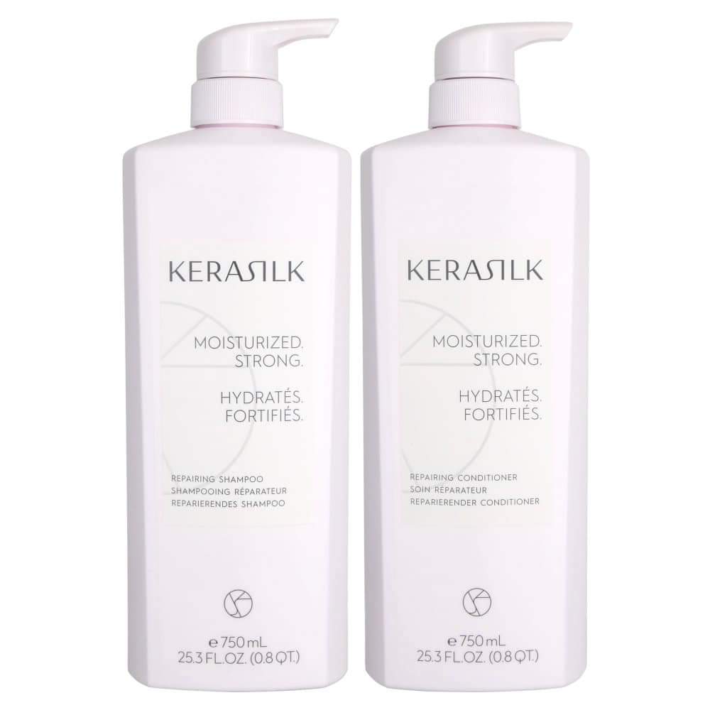 Dầu gội và dầu xả làm mượt tóc Kerasilk Smoothing Shampoo & Conditioner