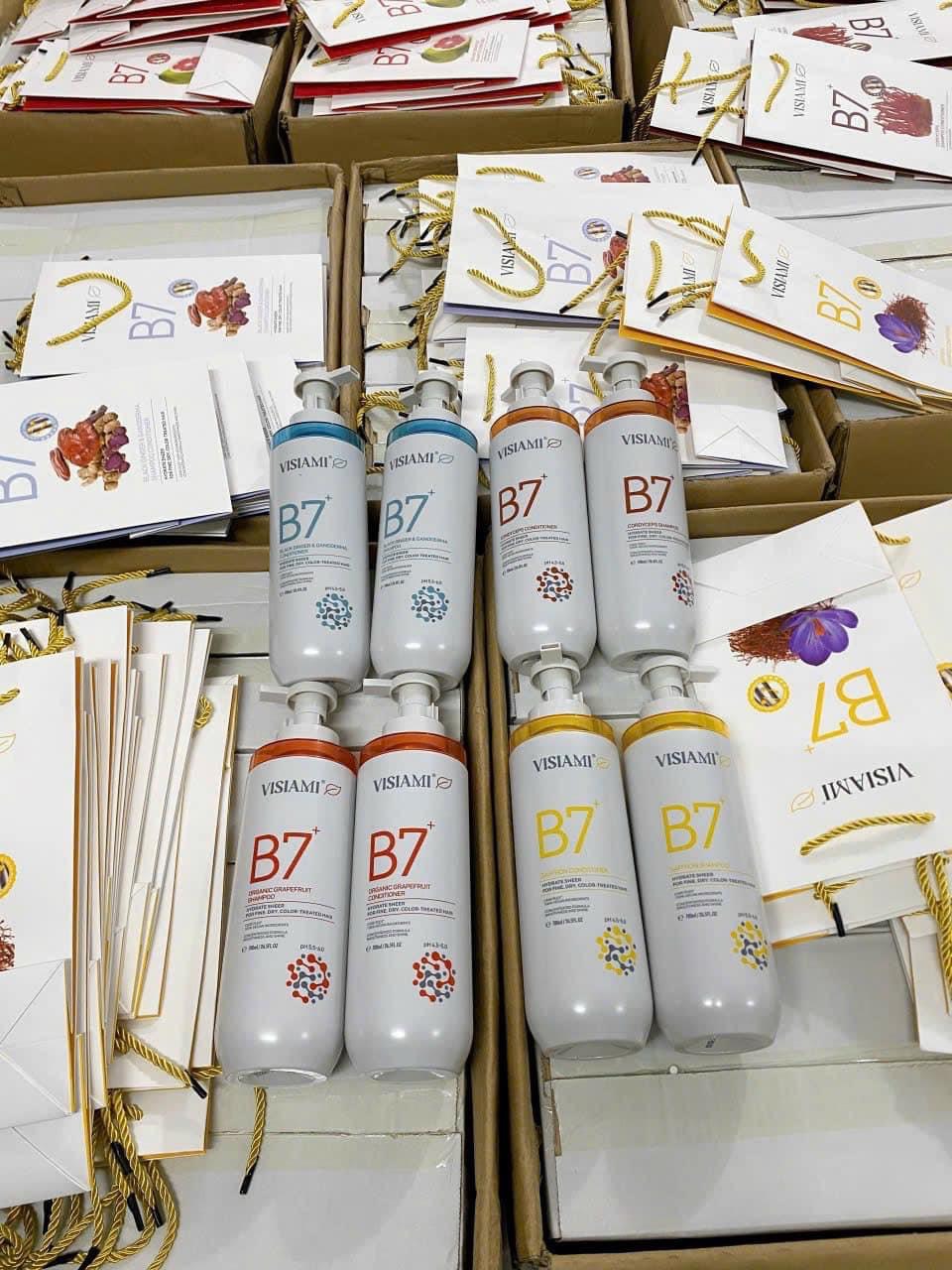 BIOTIN VISIAMI B7 Dầu Gội Xả Thảo Dược Cao Cấp B7 780ML