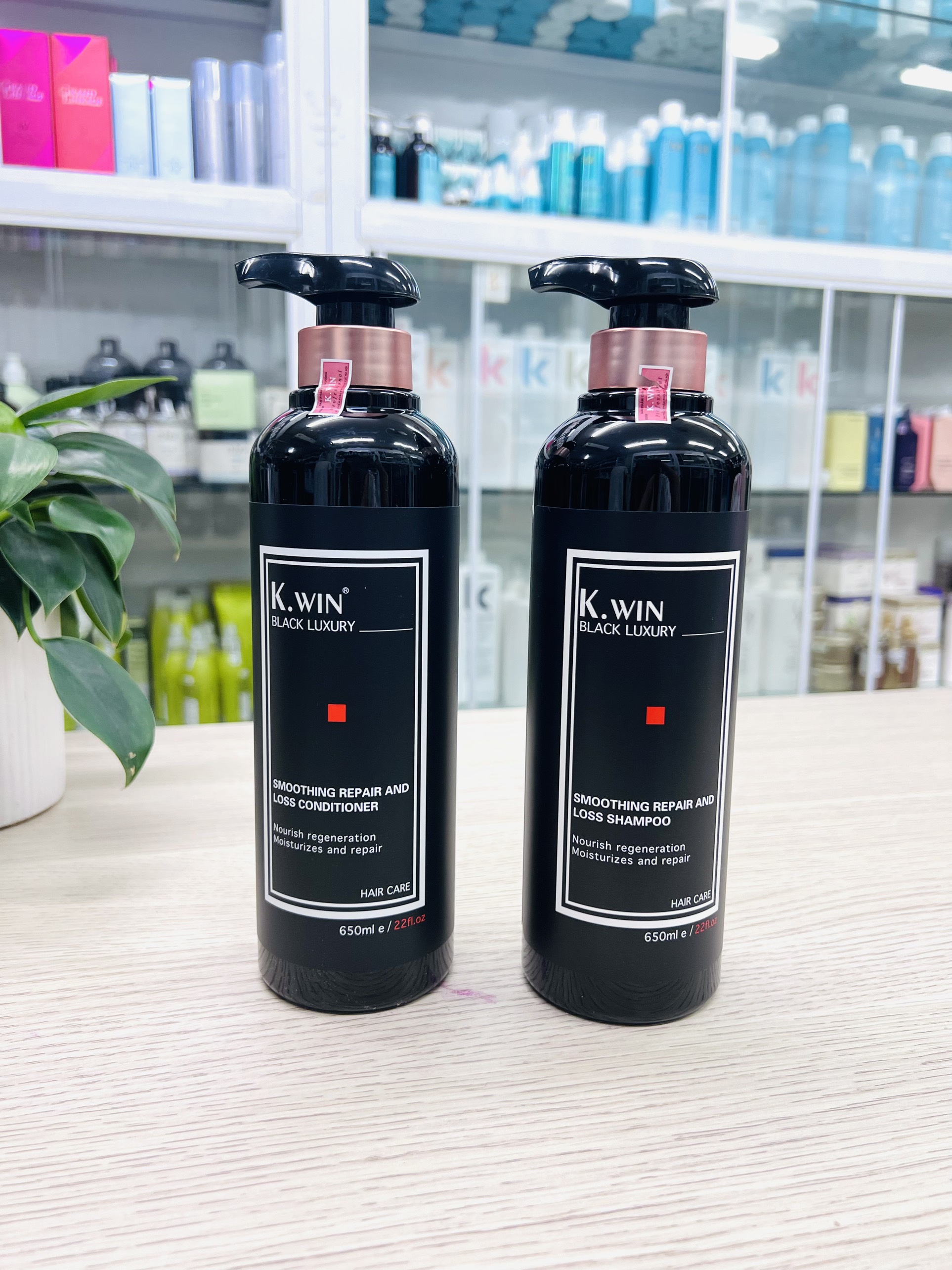 Bộ Dầu Gội Xả Kwin Luxury Black Shampoo & Conditioner