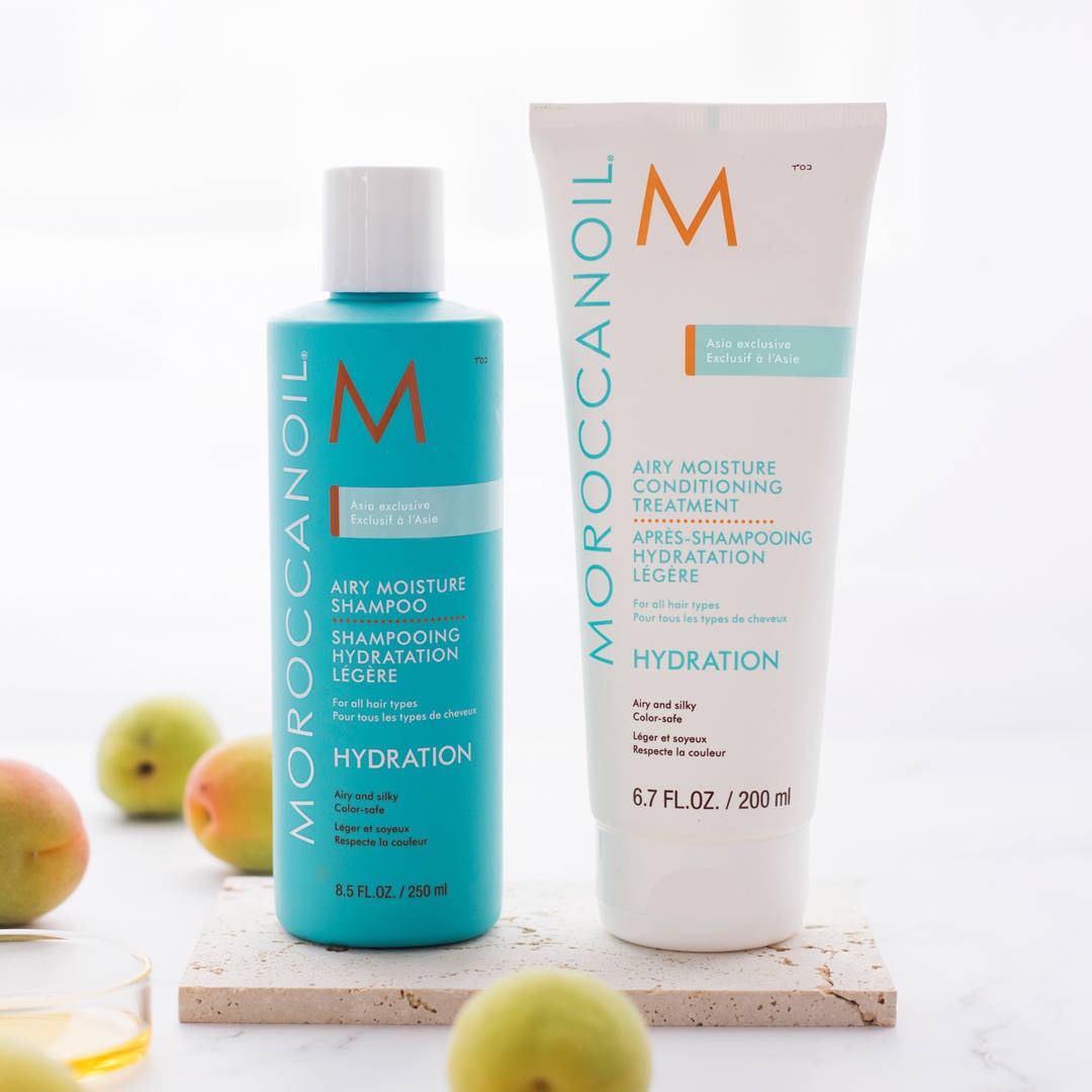 Dầu Gội & Dầu Xả Dưỡng Ẩm Siêu Nhẹ Moroccanoil Hydration Airy Moisture Shampoo & Conditioner