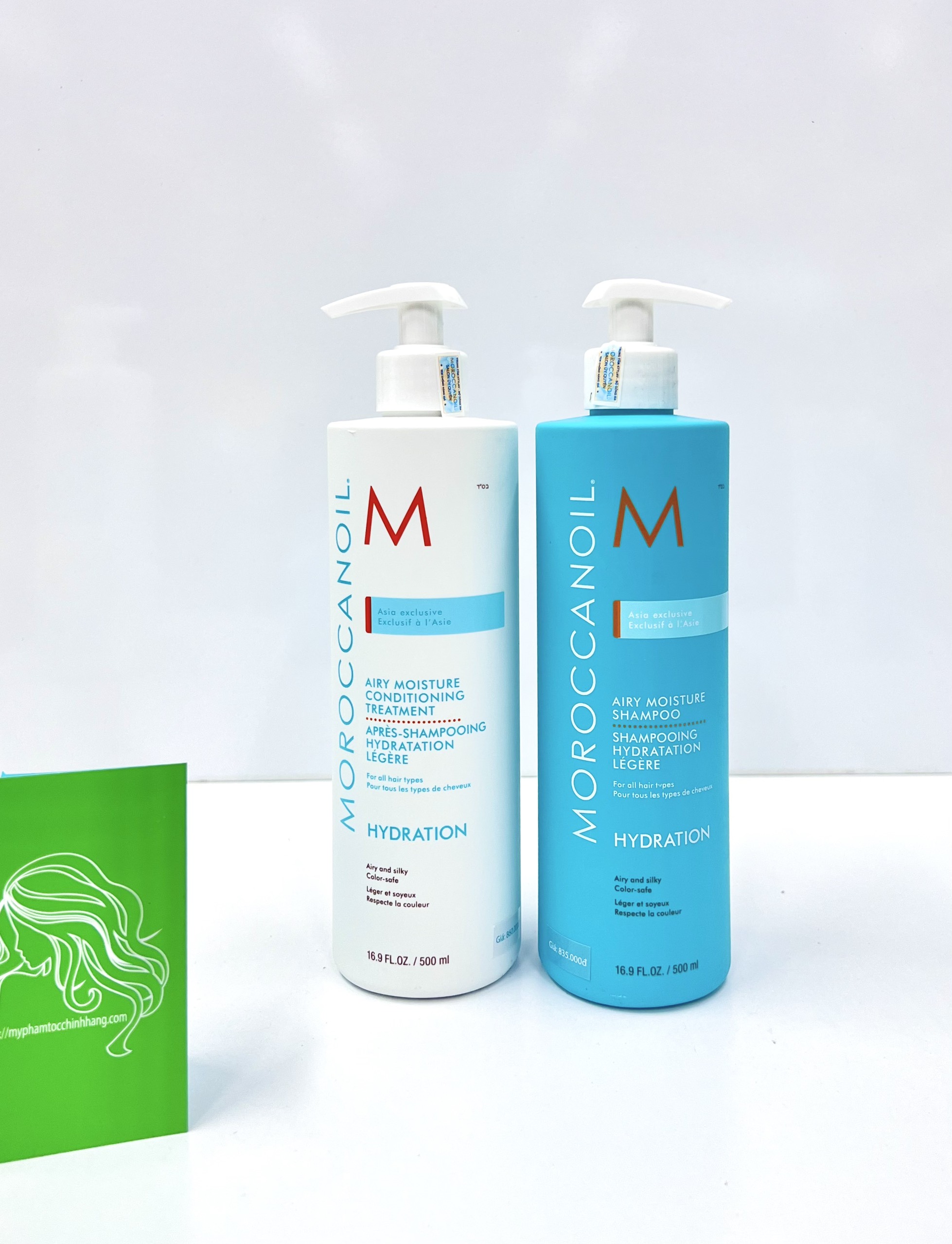 Dầu Gội & Dầu Xả Dưỡng Ẩm Siêu Nhẹ Moroccanoil Hydration Airy Moisture Shampoo & Conditioner
