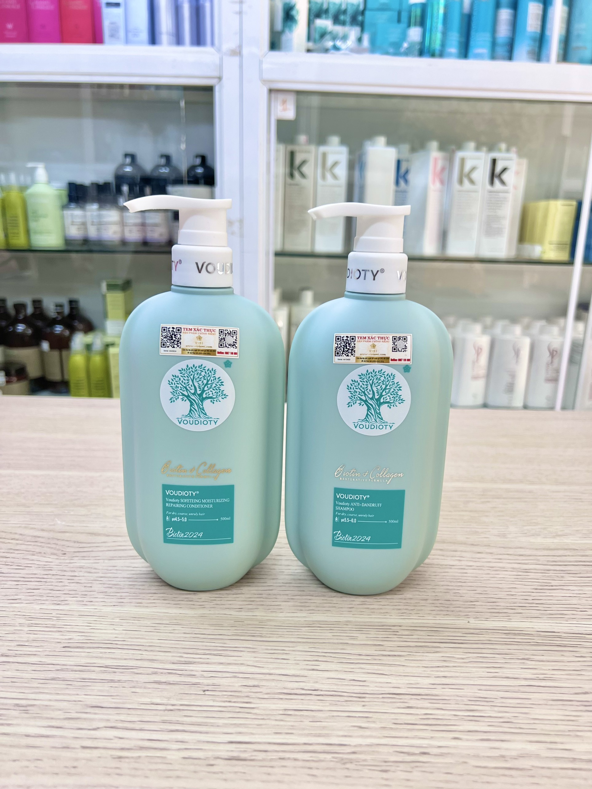 DẦU GỘI XẢ BIOTIN COLLAGEN (CHAI DẸT 2024) 500ml