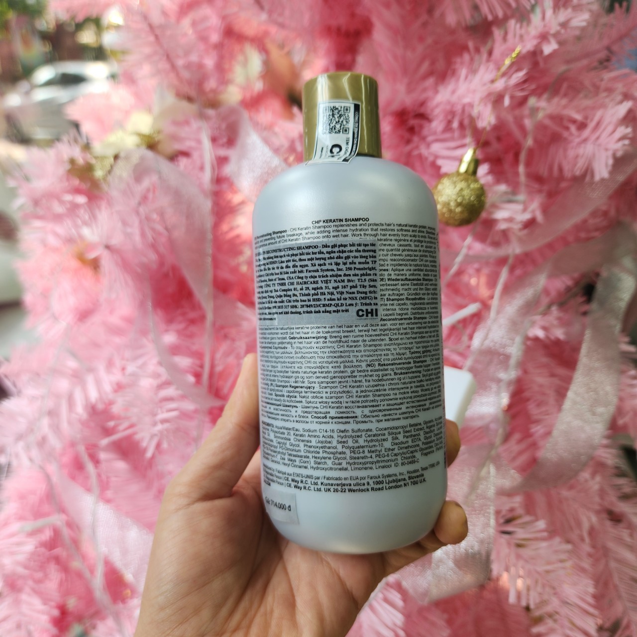 Dầu gội xả phục hồi CHI Keratin (CHI Keratin Reconstructing Shampoo & Conditioner) 355ml 946ml