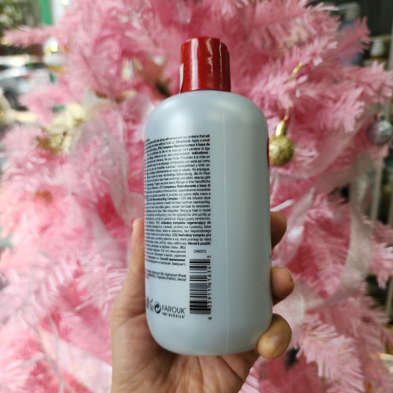 Tinh dầu dưỡng tóc CHI Infra Silk Infusion (CHI Infra Silk Infusion Leave-In Reconstructing Treatment)