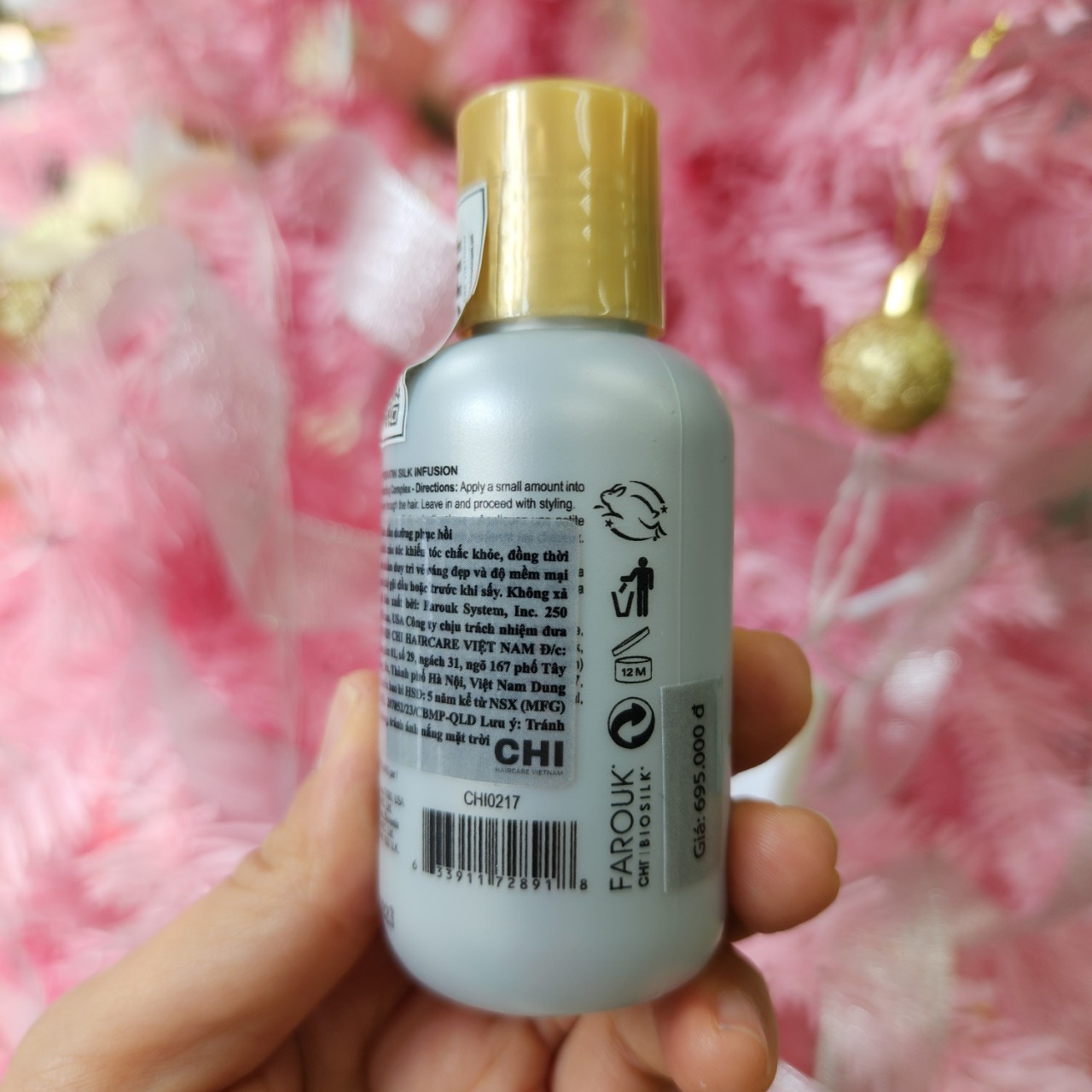 Tinh dầu dưỡng tóc CHI Keratin Silk Infusion(CHI Keratin Silk Infusion Leave-In Reconstructing Treatment)  59ml - 177ml