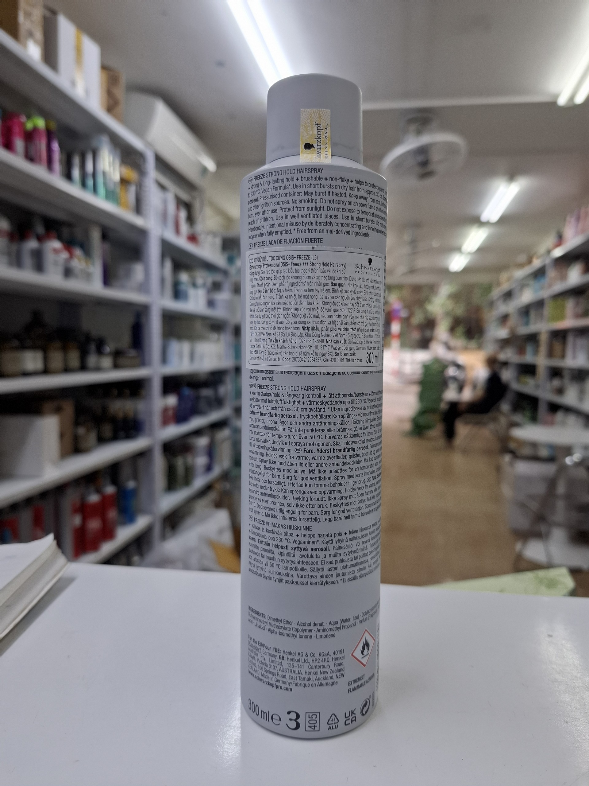 UPDATE MẪU MỚI 2024 GÔM XỊT GIỮ KIỂU TÓC CỨNG OSIS+ 2 FREEZE 300ML