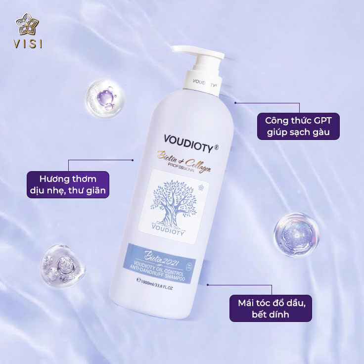 BIOTIN&COLLAGEN TÍM 2 IN 1 KIỀM DẦU, TRỊ GẦU 500ML 1000ML