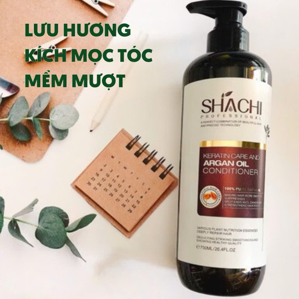 Dầu gội xả Shachi dưỡng sinh phục hồi tóc (Shachi Keratin & Argan Oil Hair Repair Shampoo & Conditioner) 800ml