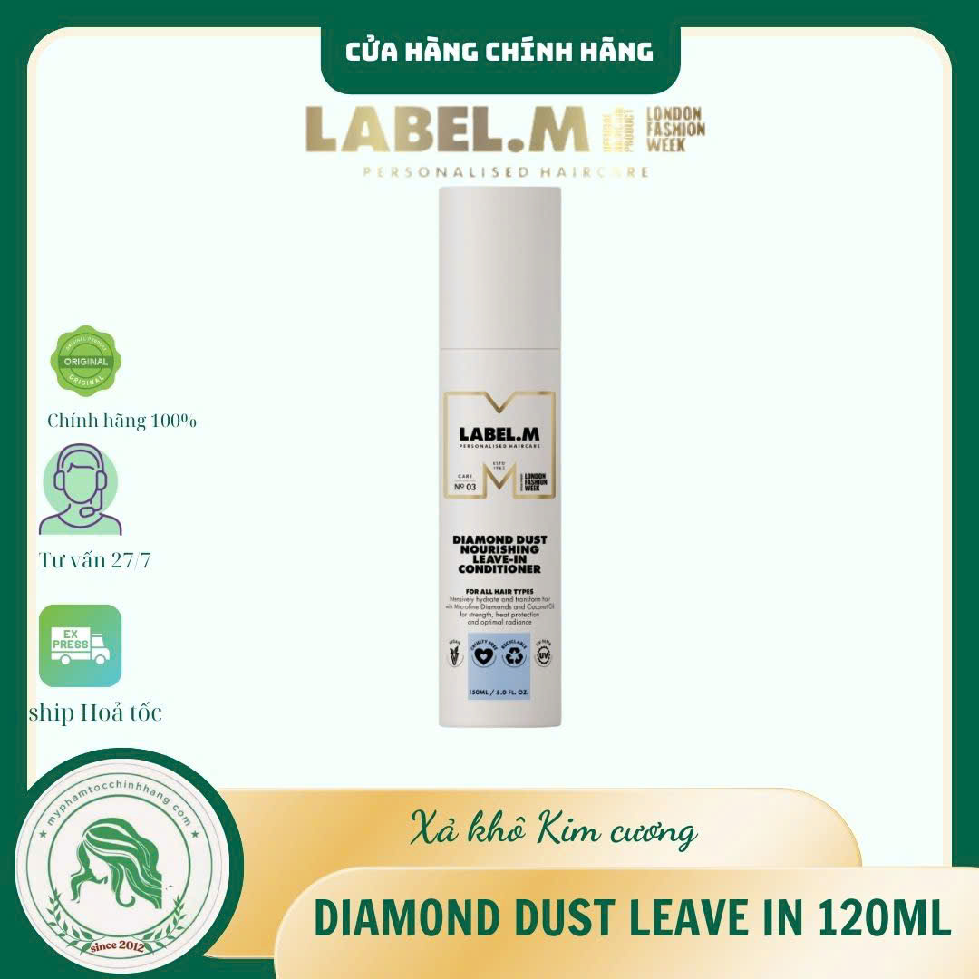 Kem xả khô kim cương Label.M Diamond Dust Nourishing Leave-In Conditioner 150ml