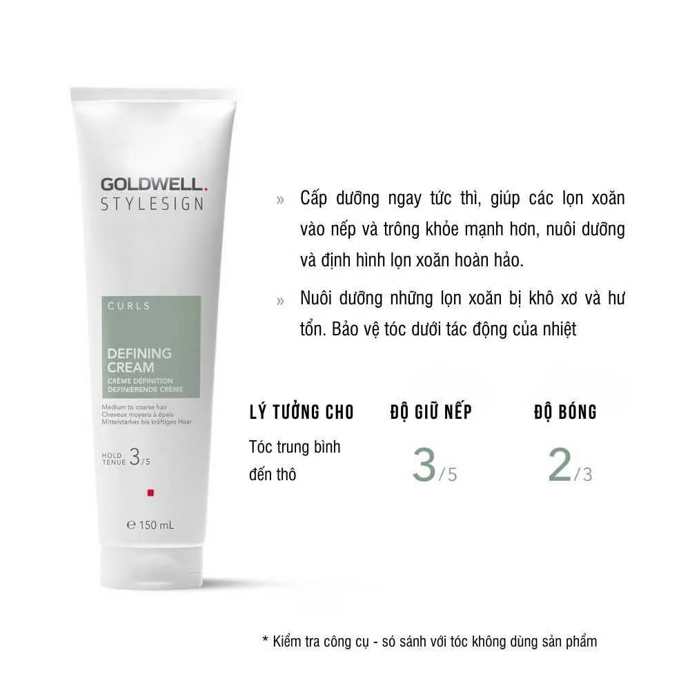 Kem Định Hình Lọn Xoăn Goldwell Stylesign Defining Cream 150ML