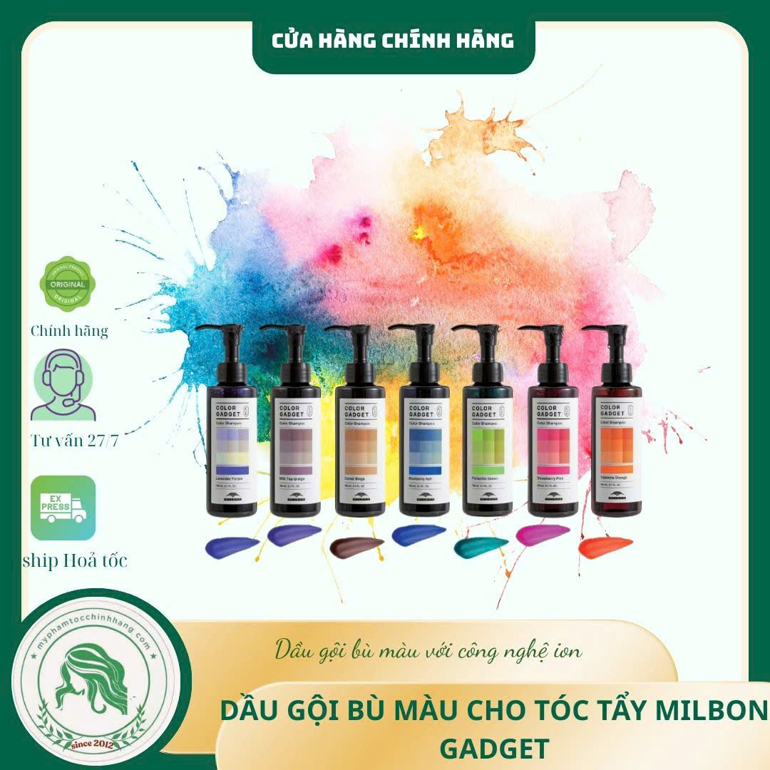 Dầu gội bù màu Milbon Color Gadget shampoo 150ml