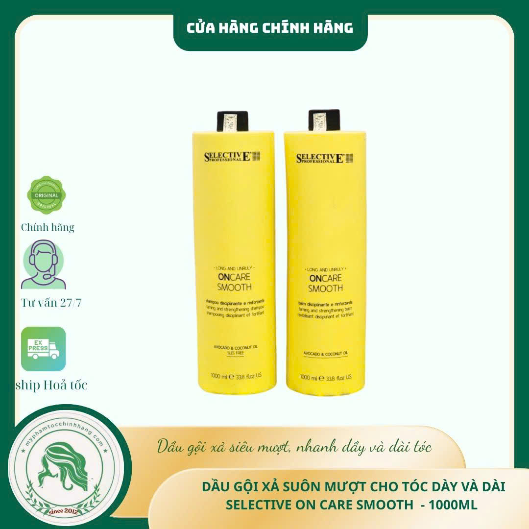 Gội xả suôn mượt Selective Oncare Smooth