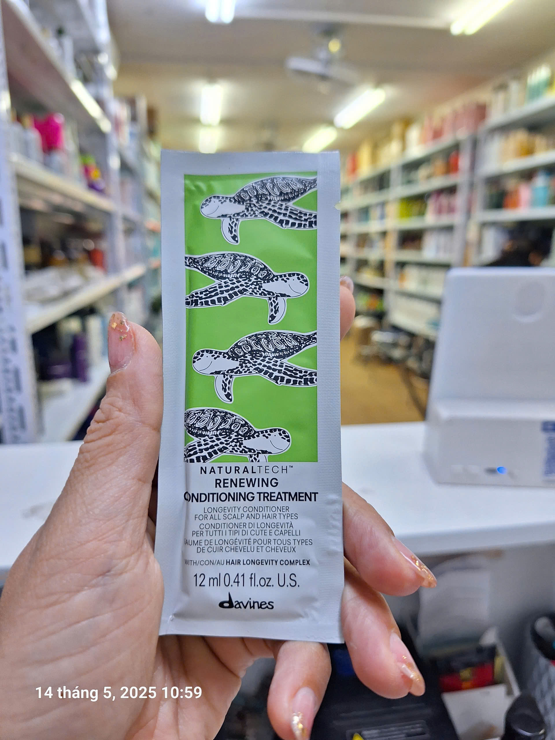 Dầu xả Davines Naturaltech Renewing (Trường Thọ) Conditioning Treatment