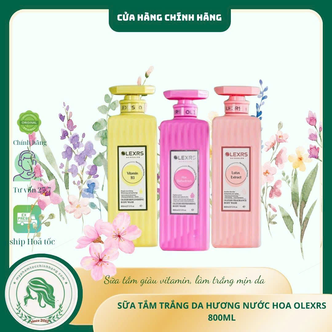 SỮA TẮM OLEXRS HƯƠNG NƯỚC HOA 800ML