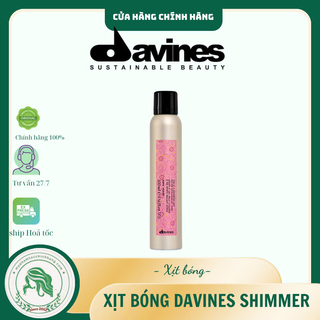 Xịt bóng tóc Davines More Inside Shimmering Mist 200ml