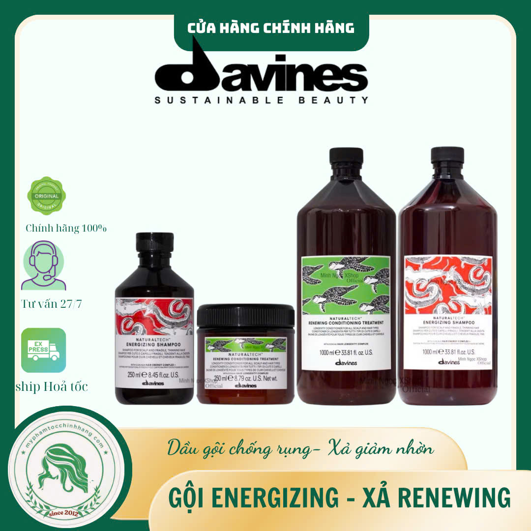 DẦU GỘI DAVINES CHỐNG RỤNG TÓC ENERGIZING 250NL - 1000ML