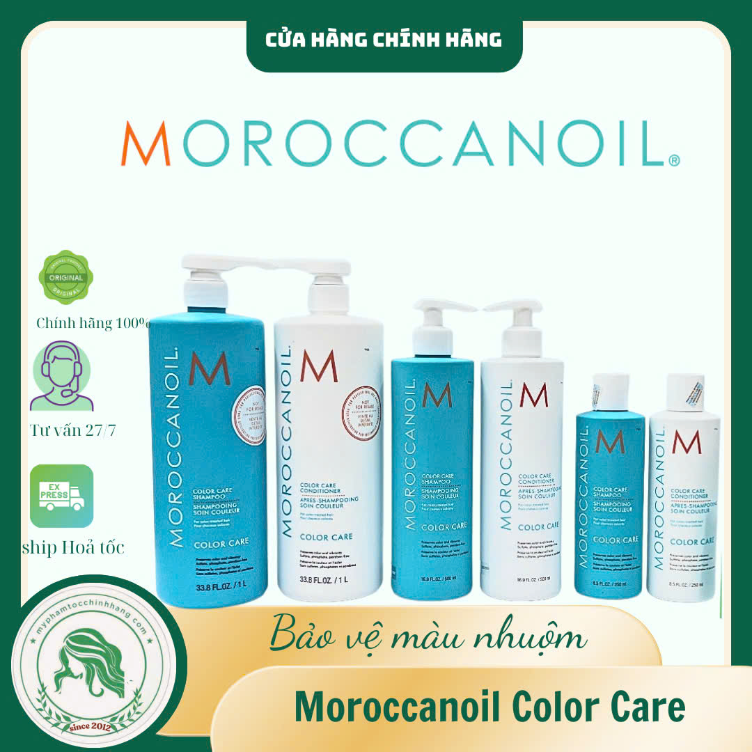 Dầu Gội & Dầu Xả Giữ Màu Moroccanoil Color Care Shampoo & Conditioner