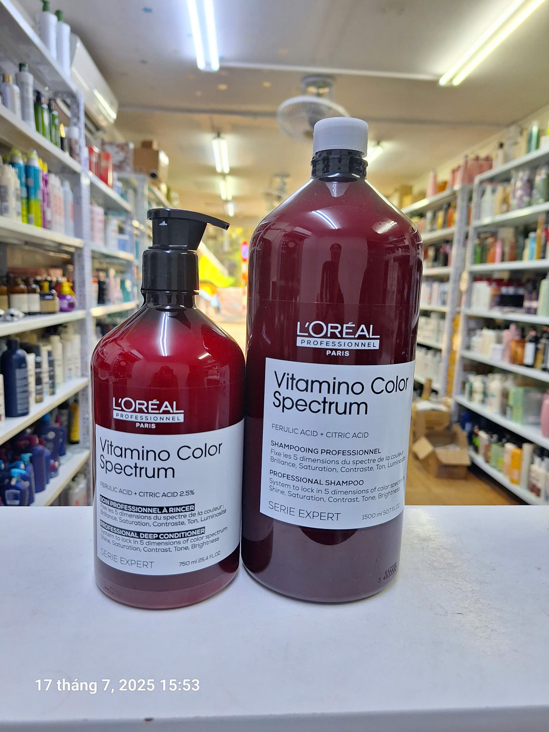 Bộ gội xả, hấp, dưỡng L'Oréal Professionnel Vitamino Color Spectrum bảo vệ màu nhuộm ( mới 2025)