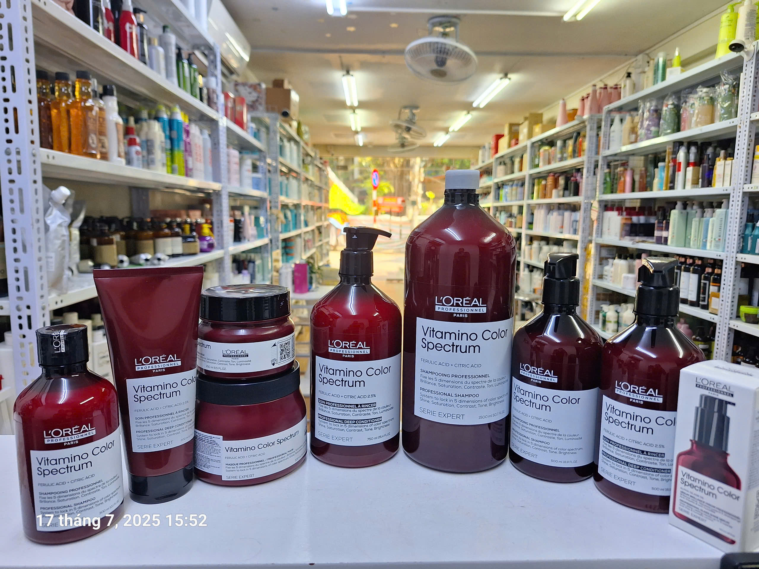 Bộ gội xả, hấp, dưỡng L'Oréal Professionnel Vitamino Color Spectrum bảo vệ màu nhuộm ( mới 2025)