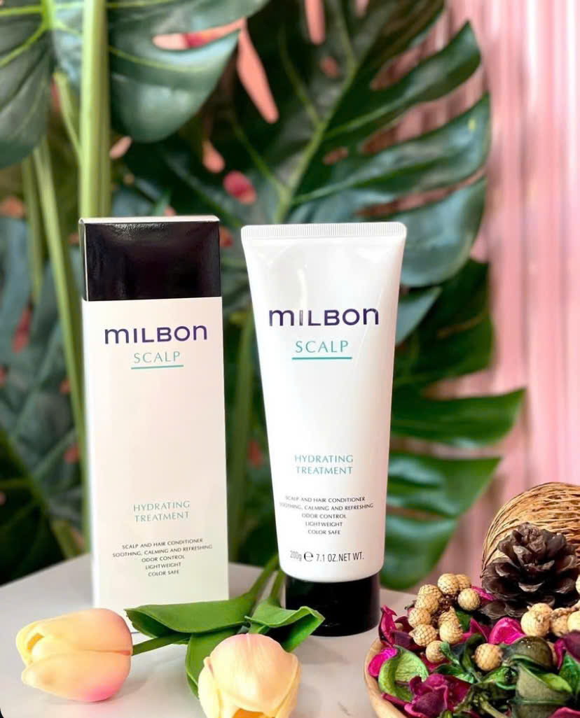 Gội Milbon Purifying gel và Xả Hydrating giải quyết 5 vấn đề về da đầu 200ml-500ml