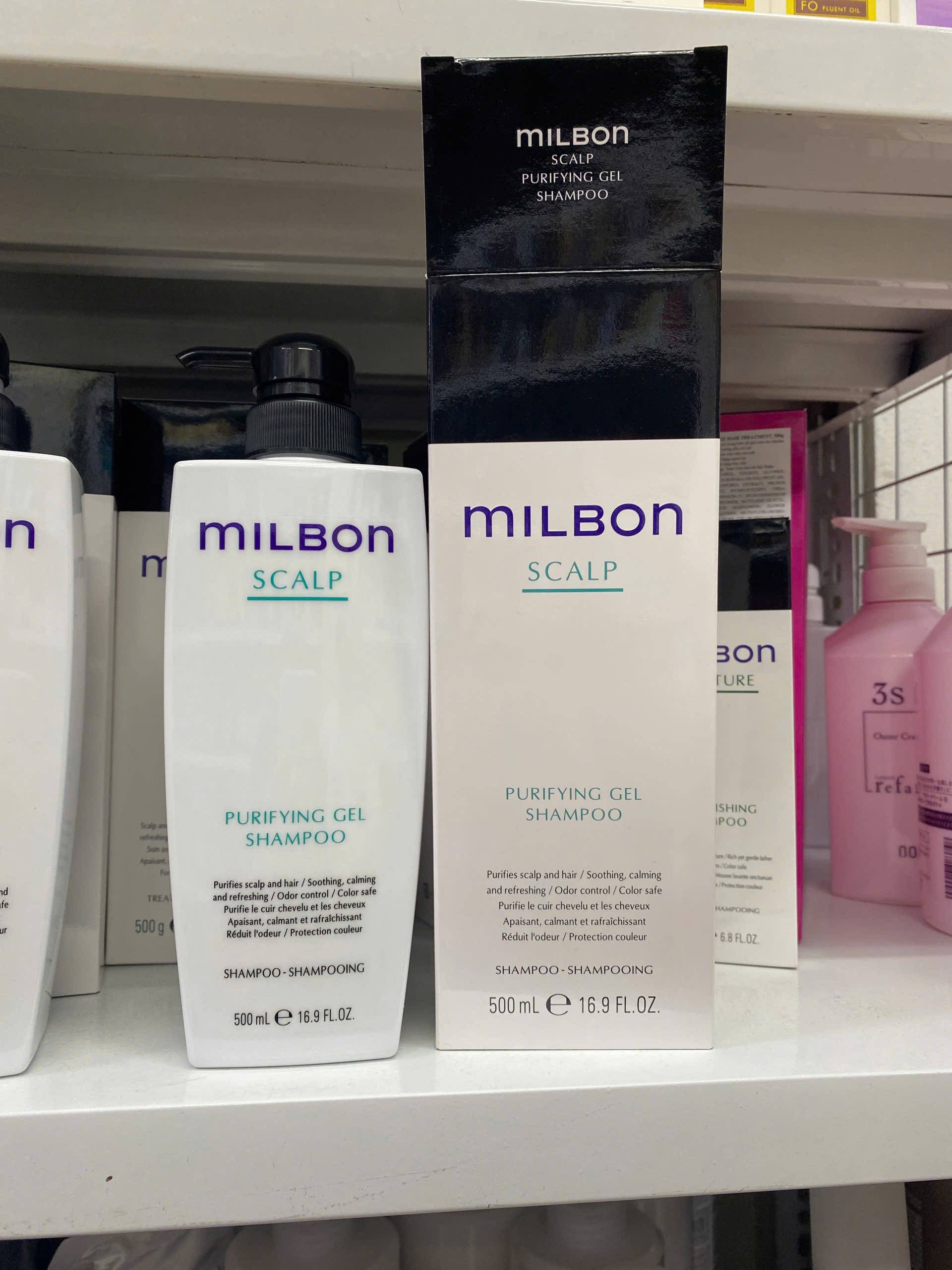 Gội Milbon Purifying gel và Xả Hydrating giải quyết 5 vấn đề về da đầu 200ml-500ml