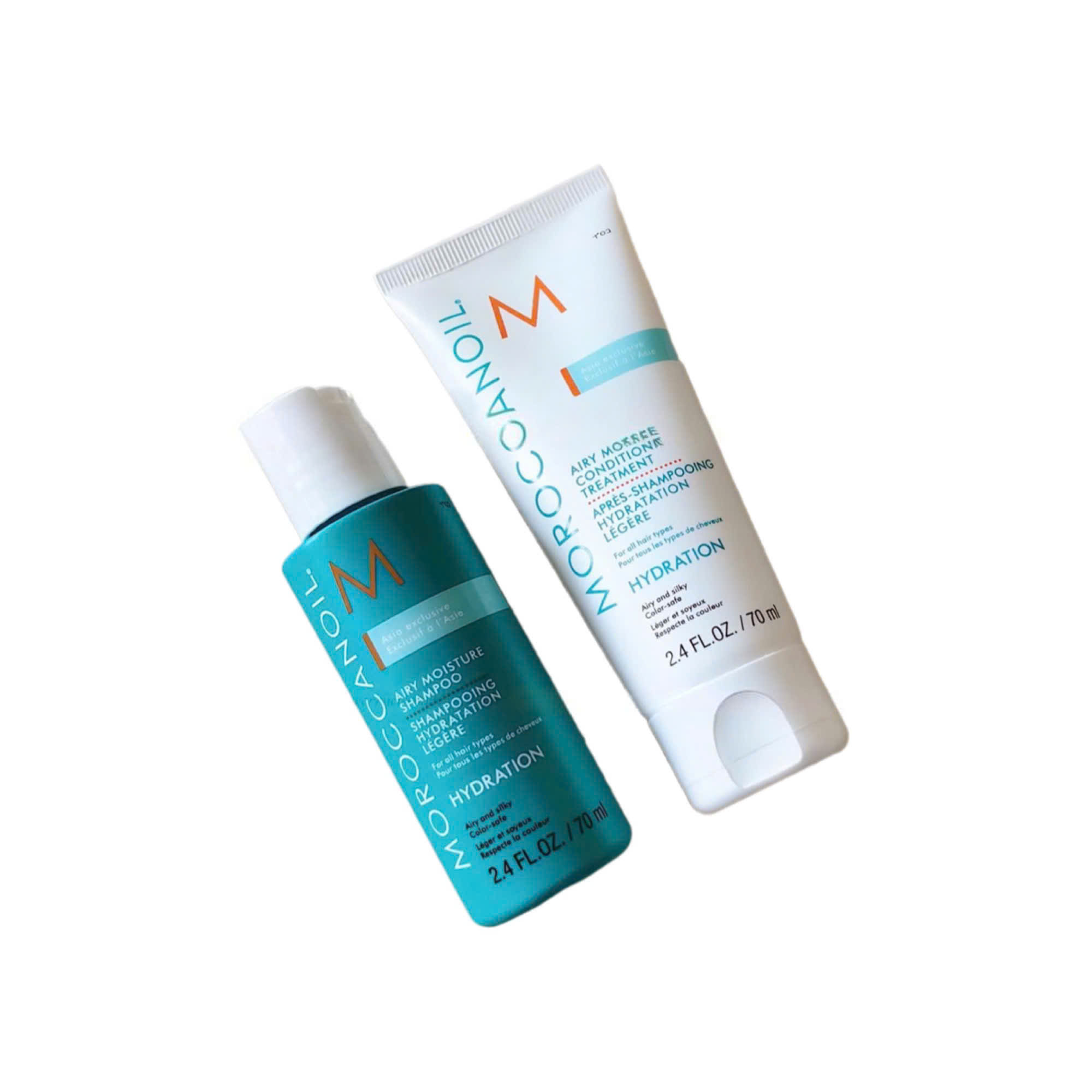 Dầu Gội & Dầu Xả Dưỡng Ẩm Siêu Nhẹ Moroccanoil Hydration Airy Moisture Shampoo & Conditioner