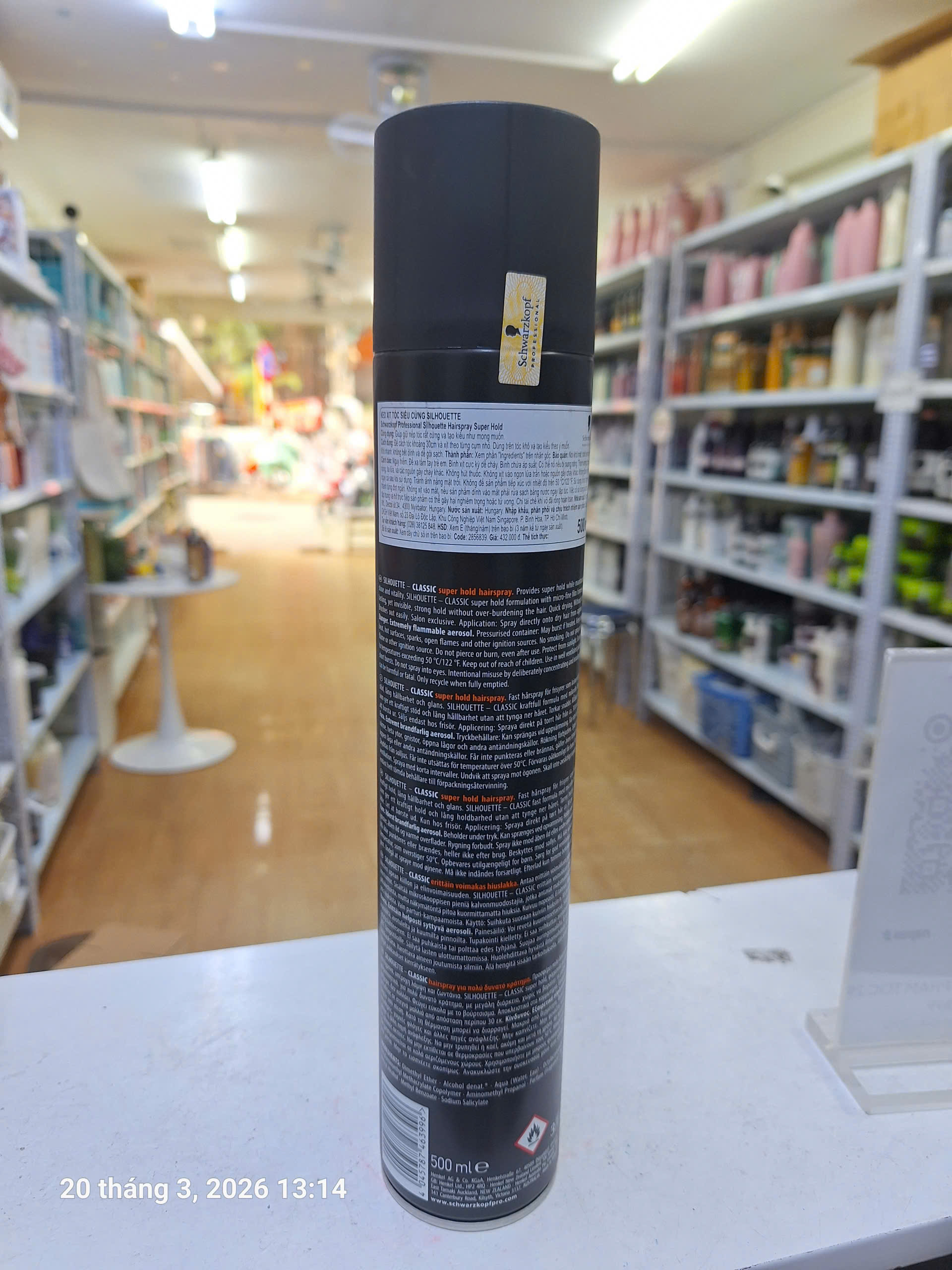 KEO XỊT GIỮ KIỂU TÓC CỨNG OSIS+ SILHOUETTE 500ML