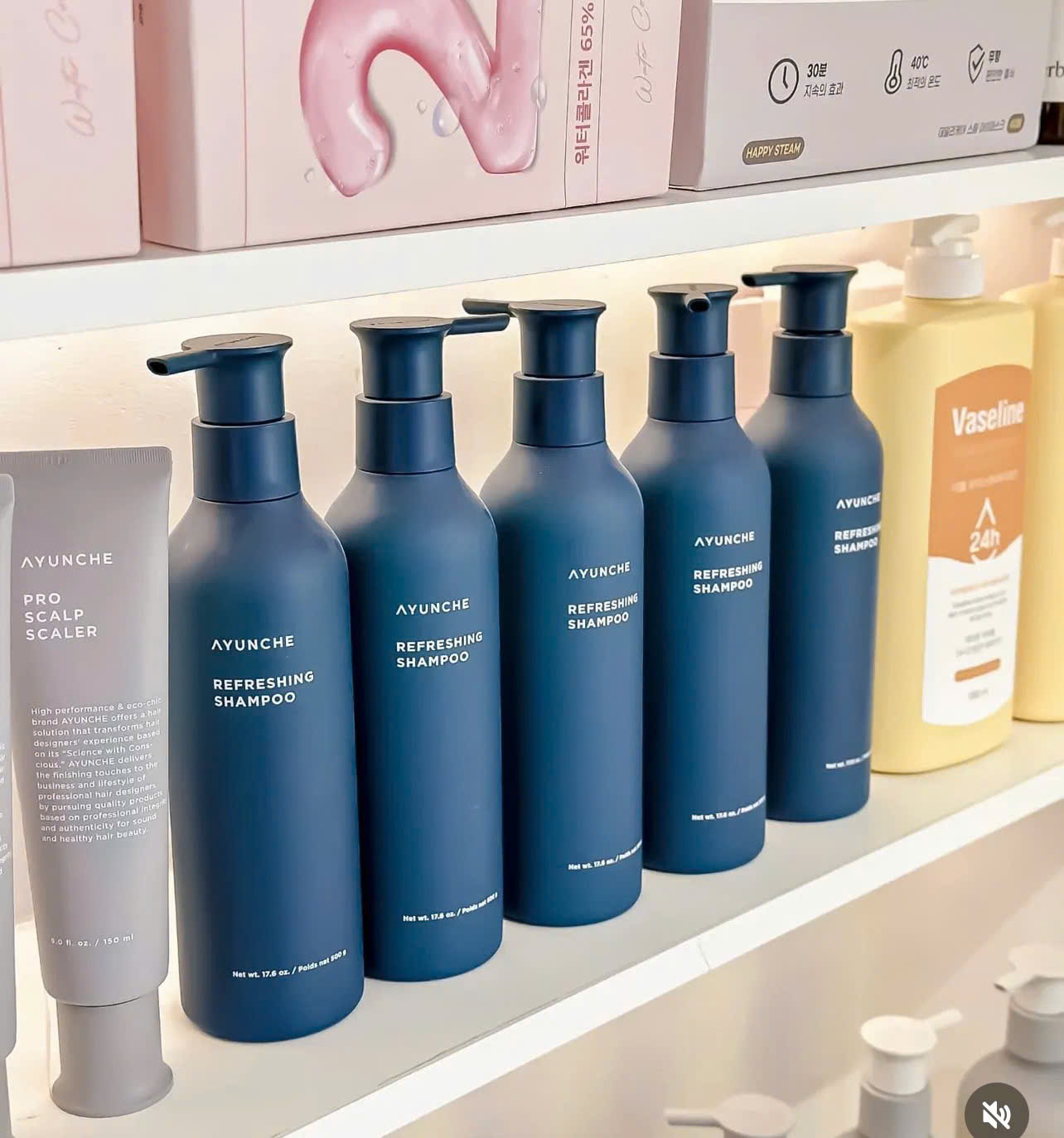 Dầu gội mát lạnh làm sạch da đầu  gàu và dầu thừa  Refreshing Aqua 500g