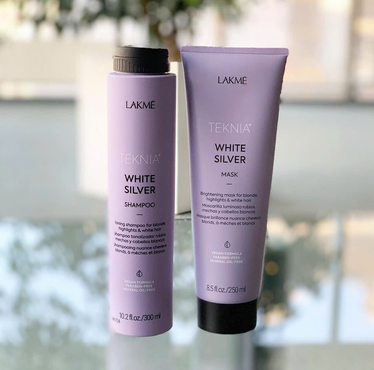DẦU GỘI XẢ LAKME TEKNIA CHO TÓC NHUỘM MÀU BẠC 300ML - 250ML