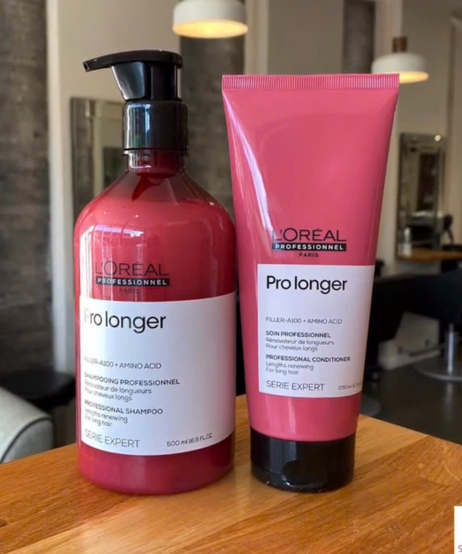 Bộ dầu gội xả hấp tóc L'Oréal Professionnel Pro Longer dành cho tóc dài yếu, ngọn tóc mảnh và dễ gãy