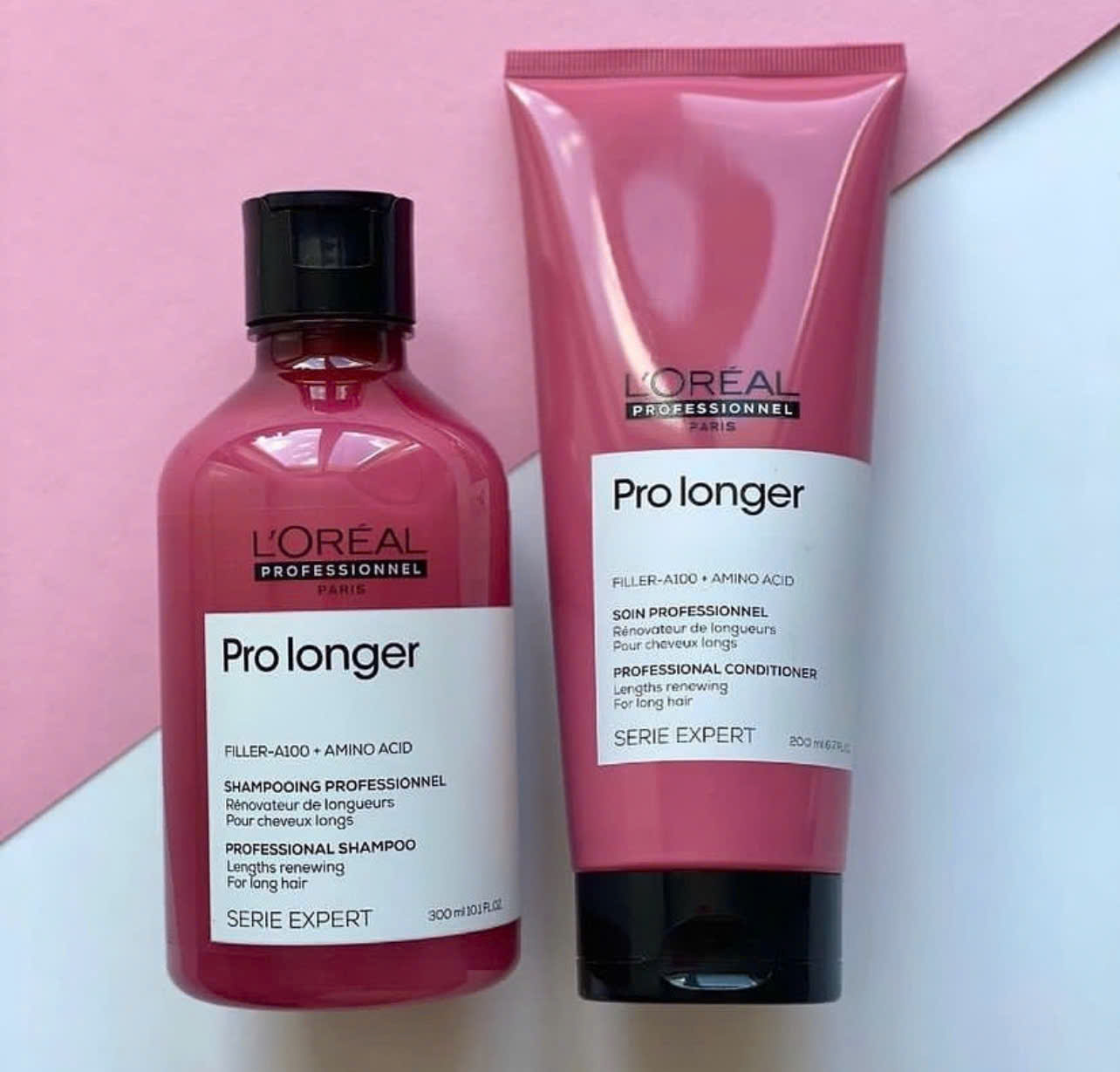 Bộ dầu gội xả hấp tóc L'Oréal Professionnel Pro Longer dành cho tóc dài yếu, ngọn tóc mảnh và dễ gãy