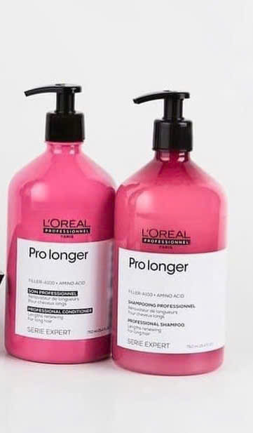 Bộ dầu gội xả hấp tóc L'Oréal Professionnel Pro Longer dành cho tóc dài yếu, ngọn tóc mảnh và dễ gãy