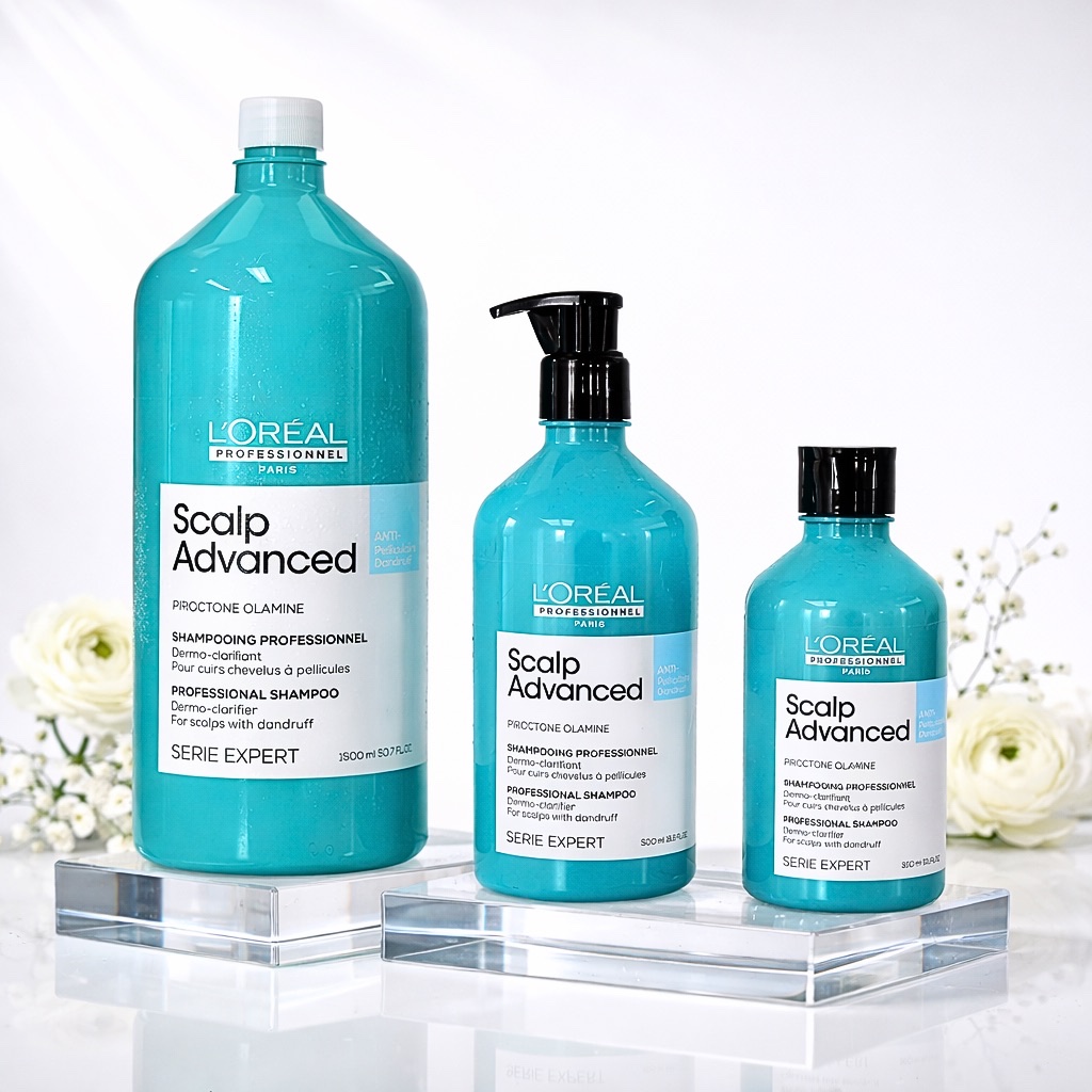 Dầu Gội  Ngăn Gàu L'Oreal Scalp Advanced Anti-Dandruff Shampoo 300ml/500ml/1500ml