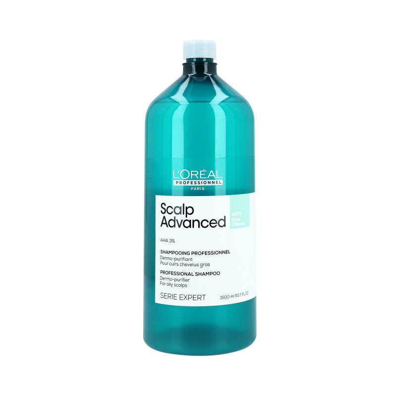 Dầu Gội Kiểm Soát Dầu L'Oreal Scalp Advanced Anti-Oiliness Shampoo 300ml/500ml/1500ml