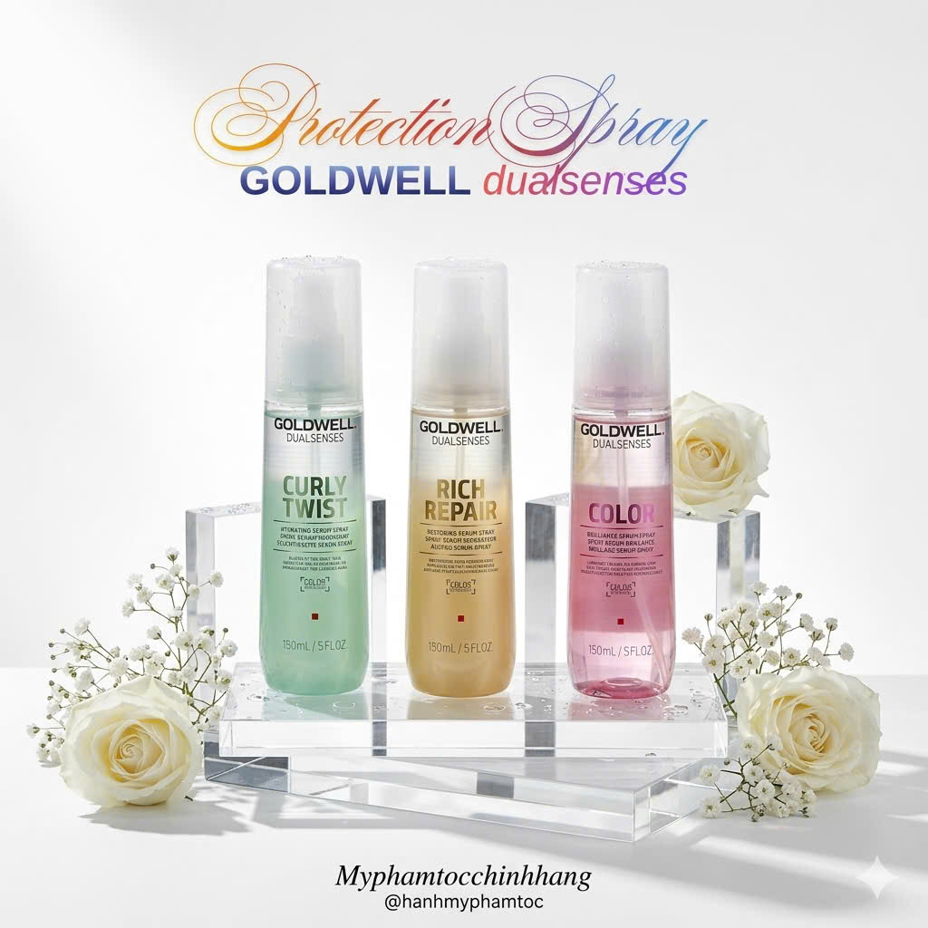 Xịt dưỡng tóc Goldwell Dualsenses Leave-In Serum Spray 150ml