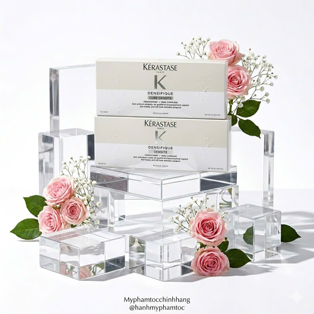 Tinh chất Kérastase Densifique Cure Densité hỗ trợ tăng mật độ tóc, kích mọc tóc 10x 6ml hoặc 42 x6ml