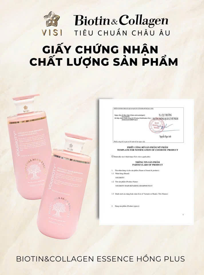 Dầu Gội Xả, Hấp, Dầu Dưỡng Tóc Biotin Collagen hồng Essence Pink 500ml 2026 MỚI
