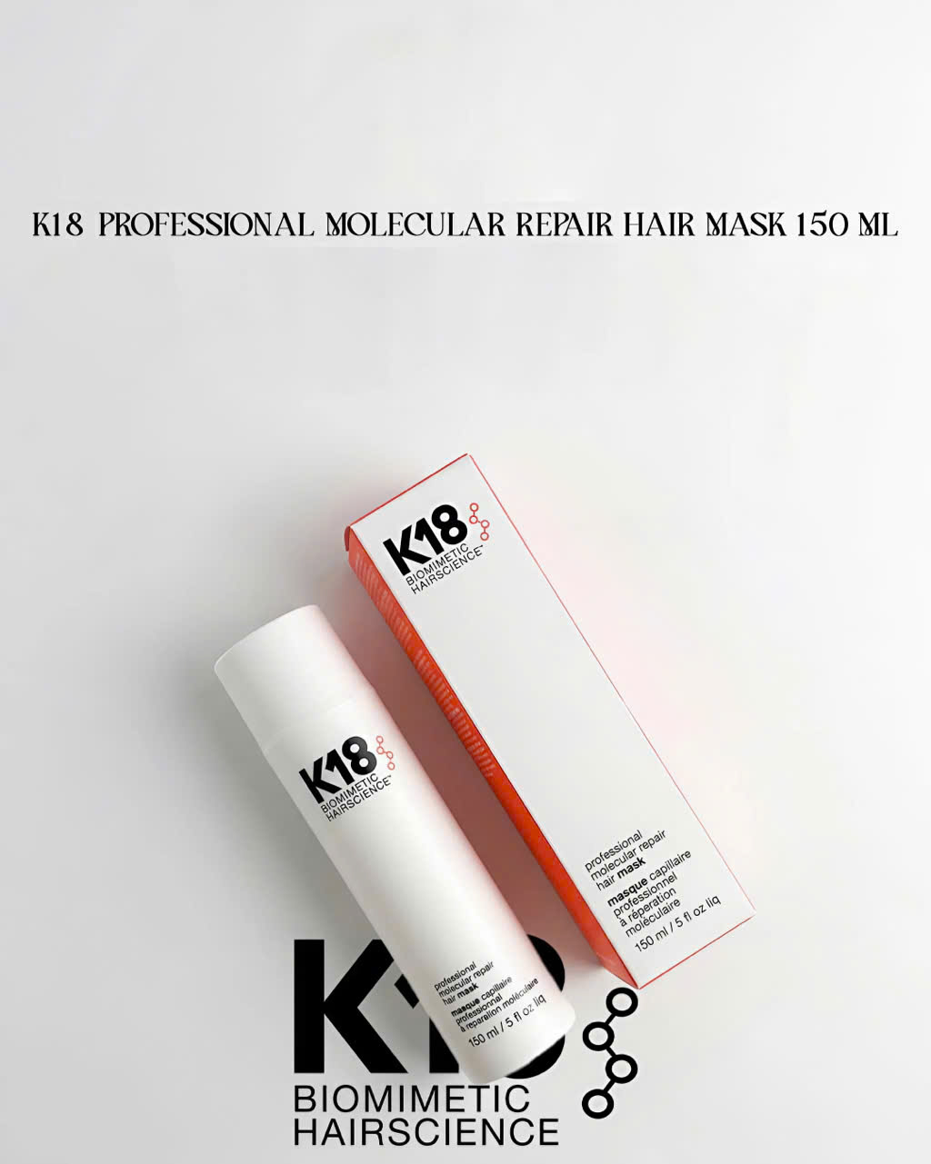 Mặt nạ K18 phục hồi phân tử chuyên nghiệp - K18 professional molecular repair mask 150ML