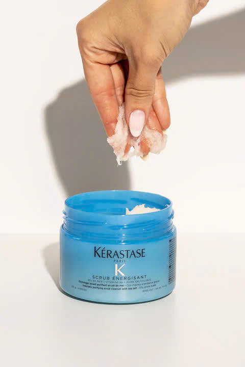 Kem Tẩy Tế Bào Chết Làm Sạch Sâu Da Đầu Dầu Kérastase Scrub Énergisant