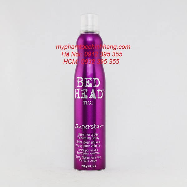 XỊT TẠO PHỒNG TIGI BED HEAD SUPERSTAR QUEEN FOR A DAY 311ML